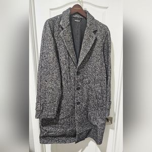 Michael Kors Tweed Coat (Black-White)